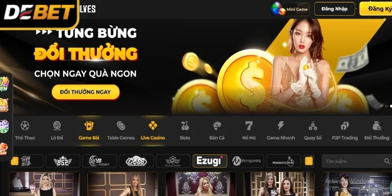 Khuyến mãi đặc biệt tại casino Debet thu hút người chơi quay lại